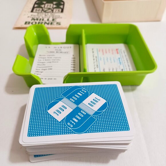 Vintage 1971 Mille Bornes Parker Brothers French Language Card Game - Picture 3 of 9